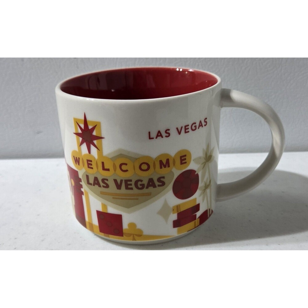 Starbucks Las Vegas You Are Here Collection Coffee Mug 14oz Without Sticker YAH